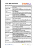 Download Career Skills Definitions